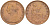 Великобритания 1/2 пенни 1887 Виктория (1837-1901) KM 754, Spink 3956 бронза 4543-1217