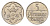 Данциг 5 пфеннигов 1923 KM 142 медно-никель UNC 1529-1421