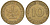 ФРГ 10 пфеннигов 1950 J KM 108, J. 383 сталь плакированная латунью 4132-534