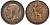 Великобритания 1 пенни 1921 Георг V (1910-1936) KM 810, Spink 4051 бронза 4131-411