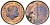 Нидерланды 1 цент 1980 Юлиана (1949-1980) KM 180 бронза UNC 220-528