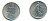 Франция 1/2 франка 1965 сеятель KM 931, Le Franc 198.3 никель 25-724