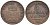 ПРУССИЯ 1 ПФЕННИГ 1864 А, ВИЛЬГЕЛЬМ I (1861-1888) KM 480 медь 201-539