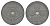 Бельгия 25 сантимов 1945 Belgie - Belgique, Леопольд III (1934-1947), германская оккупация, Вторая мировая война KM 132 цинк 4619-847