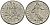 Франция 1/2 франка 1992 сеятель KM 931 никель 4135-735