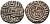 Индия 2 гани 1296-1316 AD Делийский Султанат, Ала аль-Дин Мохаммед биллон 192-911