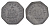 Бенсхайм 10 пфеннигов 1917 Funck 34.3, Men05 1739.4, Men18 2245.4 цинк 4636-849