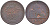 БЕЛЬГИЯ 2 САНТИМА 1870 BELGES KM 35.1 медь 4448-613