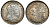 Гонконг 10 центов 1902 Эдуард VII (1901-1910) KM 13 серебро UNC 91-822