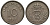 ДАНИЯ 10 ЭРЕ 1948 N; S, ФРЕДЕРИК IX (1947-1972) KM 841.1 медно-никель 4549-867