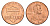 США 1 цент 2012 Линкольн KM 468 цинк плакированная медью UNC 4627-755