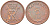 Дания 5 эре 1966 C; S, Фредерик IX (1947-1972) KM 848.1 бронза UNC 106-215