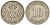 ГЕРМАНИЯ 10 ПФЕННИГОВ 1910 D KM 12, J. 13 медно-никель 31-1114