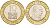 Кения 10 шиллингов 1995 Дэниэл арап Мои KM 27 биметалл 4541-1132