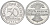 Германия 50 пфеннигов 1921 A KM 27, J.301, Weege 10 алюминий UNC 4584-842