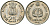 Индия 25 пайсов 1982 IX Азиатские игры KM 52 медно-никель UNC 94-1233