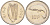 Ирландия 10 пенсов 1999 лосось KM 29 медно-никель аUNC 4582-345
