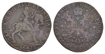 Испанские Нидерланды жетон Бюро финансов 1672 Монетный двор Антверпена, диаметр 33 мм, вес 7,6 гр Neumann 4 медь 413-2323