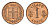 Исландия 1 эйре 1966 KM 8 бронза UNC 4690-738