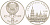 СССР 5 рублей 1988 Софийский собор в Киеве XI век KM 219 медно-никель PROOF 4127-1013