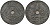 Бельгия 25 сантимов 1945 Belgie - Belgique, Леопольд III (1934-1947), германская оккупация, Вторая мировая война KM 132 цинк 4157-641