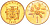 Ямайка 1 цент 1970 герб, фрукт аки KM 45 бронза PROOF 02-014-33