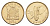 Замбия 50 нгвее 2024 голова слона KM new сталь плакированная медью  UNC  M68-01
