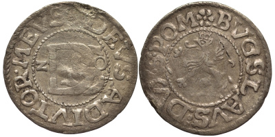 Померания 2 шиллинга = 1/16 талера 1620 KM 63 (17) серебро 1524-1024
