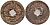Китай 1 цянь (кэш) (юань-вао) ND (1068-1077) Империя Сун (960-1279), северная сун (960-1127), Шэнь-цзун (1068-1085), вес 4,35 гр, диаметр 24,5 мм Hartill 16.180, FD 951, Schjoth 532 бронза AUC2-7-32