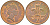 Великобритания 2 пенса 1987 Елизавета II (1952-2022) KM 936, Spink 4376 (C3) бронза 212-1252