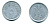 ЕГИПЕТ 5 МИЛЛИМОВ 1967 ГОД 1386, ИСЛАМСКИЙ СОКОЛ KM 410 алюминий 86-652