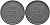 Дания 5 эре 1958 Фредерик IX (1947-1972) KM 843 цинк 4680-1045