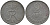 ДАНИЯ 2 ЭРЕ 1956 C; S, ФРЕДЕРИК IX (1947-1972) KM 840.2 цинк 4566-423