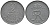 Дания 2 эре 1960 C; S, Фредерик IX (1947-1972) KM 840.2 цинк UNC 34-513