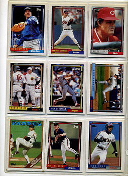 США КАРТОЧКИ БЕЙСБОЛЬНЫЕ 9 штук разных 7501-28