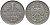 ФРГ 1 МАРКА 1957 F KM 110, J. 385 медно-никель 113-211
