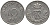 ДАНИЯ 10 ЭРЕ 1954 N; S, ФРЕДЕРИК IX (1947-1972) KM 841.1 медно-никель 116-214