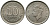 Британская Малайя 10 центов 1950 Георг VI (1937-1952) KM 8 медно-никель 4549-631