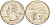 США 25 центов = квотер 2009 P, серия штаты США, Гуам KM 447 медь плакированная медно-никелем UNC M31-1