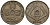 Бельгия 25 сантимов 1938 Belgique - Belgie KM 114 никель латунь 4583-445