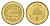 Непал 1 рупия 1999 BS 2056 KM 1073a латунь UNC 4643-1157