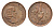 ЮАР 1 цент 1967 Ян ван Рибек (1619-1677), Suid Africa, легенда на африкаанс, капские воробьи KM 65.2 бронза 4690-1165