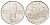 Ватикан 100 лир 1969 MCMLXIX, год-тип KM 114 нержавеющая сталь UNC 4700-643