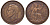 Великобритания 1 пенни 1940 Георг VI (1936-1952) KM 845, Spink 4114 бронза 4131-433