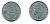 Франция 2 франка 1950 В KM 886а.2, Le Franc 269.17 алюминий 84-625