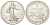 Франция 1 франк 1915 KM 844 серебро 4616-532