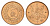 Япония 1 сен 1936 Год 11, Император Хирохито Сева (1926-1989) Y 47 бронза UNC 4695-943