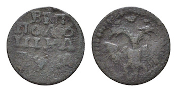 Россия полушка 1721 Петр I (1699-1725) KM 3295 медь 3955-753