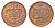 Дания 50 эре 1989 Маргрете II (1972-2024) KM 866 бронза 3336-655