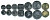 Аруба лот из 7 монет 1986-2010 5, 10, 25, 50 центов, 1, 2 1/2, 5 флоринов KM 1, 2, 3, 4, 5, 6, 38 UNC N2-38